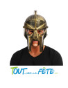 Casque de gladiateur / romain noir et or