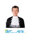 Jabot en dentelle blanc