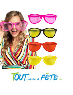Lunettes geante jumbo ( plusieurs coloris )