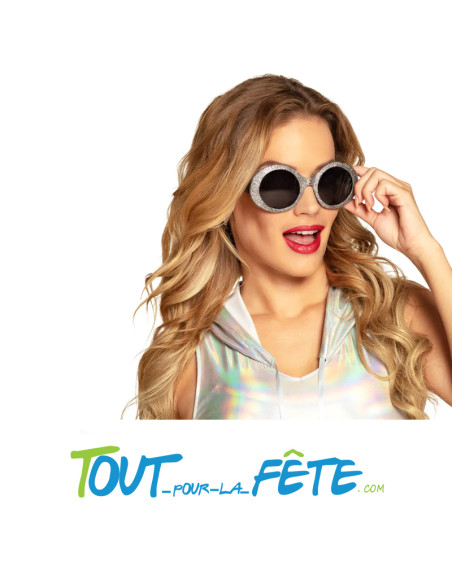 Lunettes party Jackie glitter a paillettes