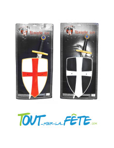 Set épée et bouclier chevalier pour enfant