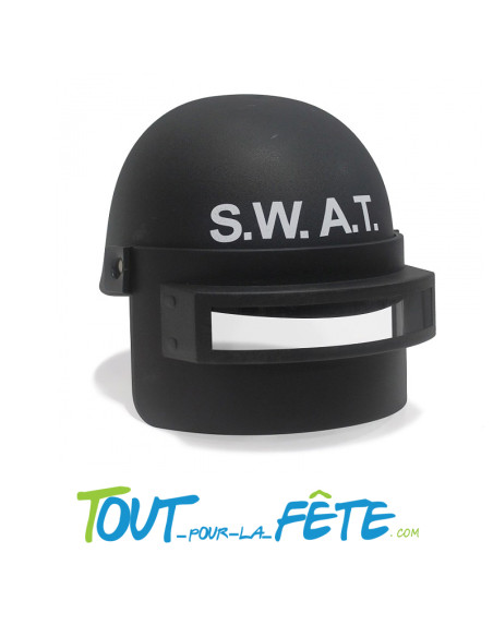 Casque S.W.A.T. avec visière pour adulte