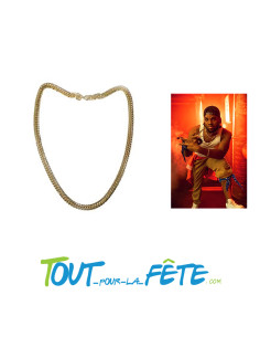 Collier chaine métallique OR 55cm 2