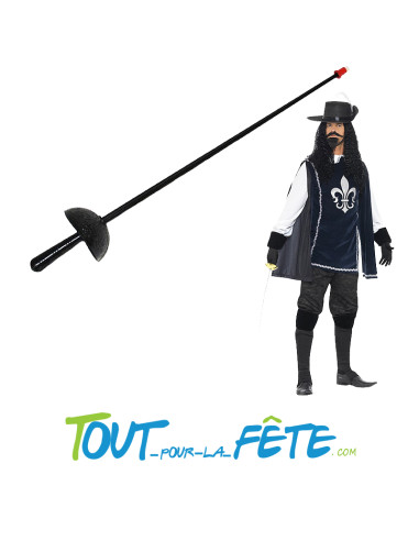 Épée fleuret de mousquetaire avec craie 64cm