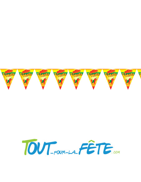 Guirlande fanion Fiesta 5 mètres