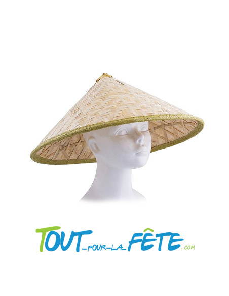 Chapeau chinois / vietnamien en bambou