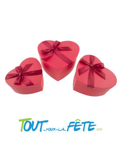Urne Cœur Rouge  32cmx 30cmx 16.5cm 2