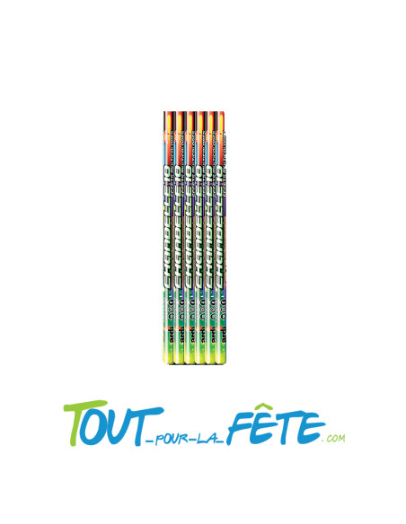 Chandelle romaine 10 coups multicolores