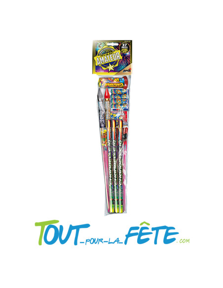 Assortiment d'artifice amateur
