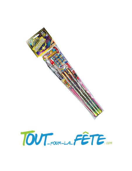Assortiment d'artifice amateur