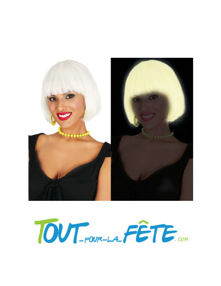 Perruque Cabaret Fluorescente Femme