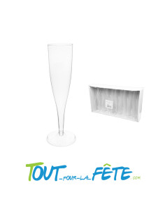 8 flûtes à champagne réutilisables et incassables 2