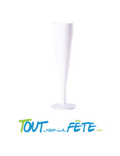 6 flûtes à champagne réutilisable et incassable en polypropylene 2