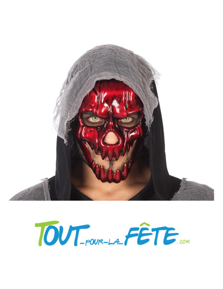 Masque crane rouge PVC