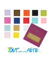 Sachet de 25 serviettes cocktail Rainbow