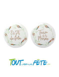 Lot de 6 Badges EVJF 2
