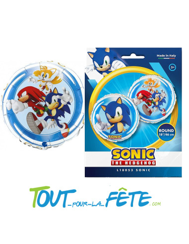 Ballon aluminium Sonic© 46cm