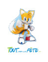 Ballon aluminium Tails Sonic© 66cm