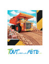 16 serviettes camion de chantier en papier 32 cm