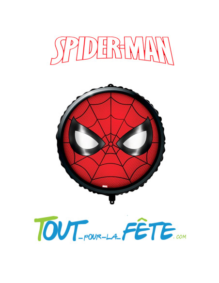 Ballon aluminium rond Spider Man© 46cm