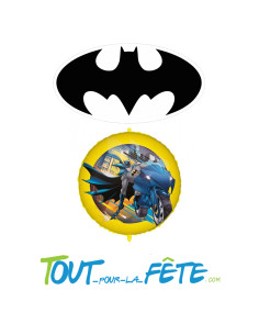 Ballon aluminium rond Batman© 46 cm 2