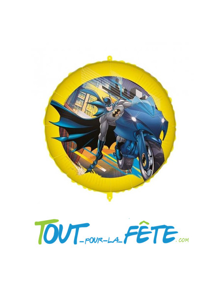Ballon aluminium rond Batman© 46 cm