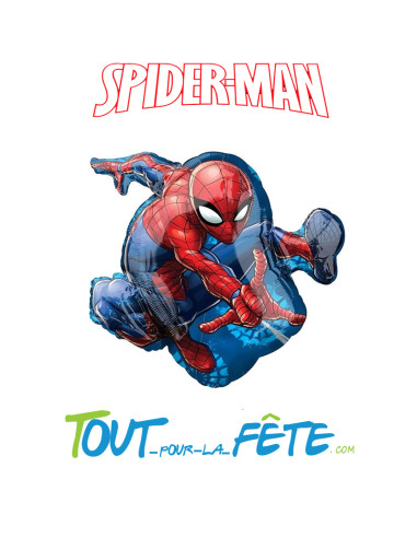 Ballon aluminium Spider Man© 43x73 cm