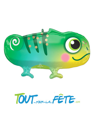 Ballon aluminium Caméléon 55cm