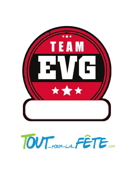 Lot de 12 Stickers Textile EVG