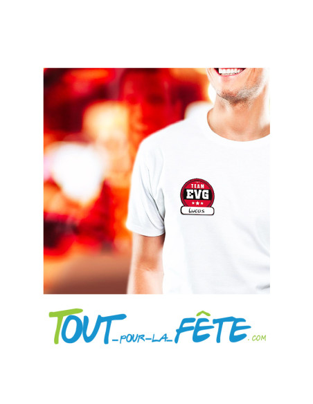 Lot de 12 Stickers Textile EVG