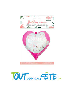 Ballon Cœur Future Mariée 35 cm 2