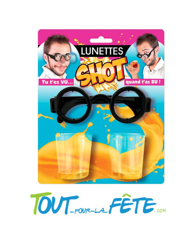Lunettes Shot Lunettes de fêtes avec 2 shooters