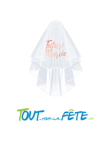 Voile d'EVJF future mariée