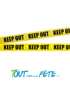 ruban de délimitation "keep out"