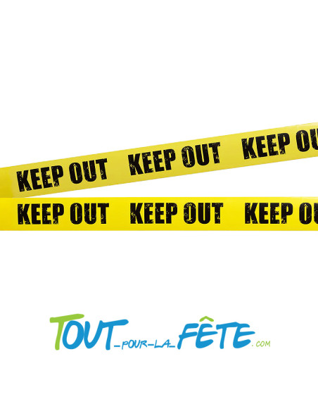 ruban de délimitation "keep out"