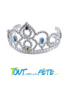 Couronne diadème de Princesse Argent, Vert et Rose