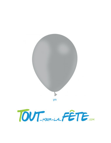 Sachet de 100 Ballons latex Métallisé 13cm