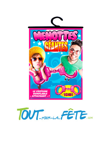 Menottes géantes gonflable