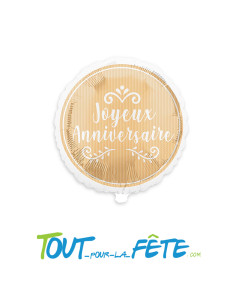Ballon aluminium Joyeux Anniversaire