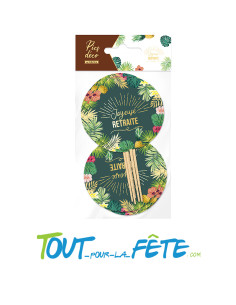 Lot de 12 pics déco joyeuse retraite 2