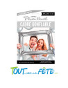 cadre gonflable métallique argent pour photobooth