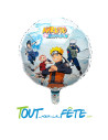 Ballon aluminium rond Naruto shippuden© 43cm