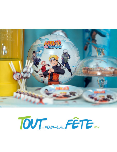 Ballon aluminium rond Naruto shippuden© 43cm