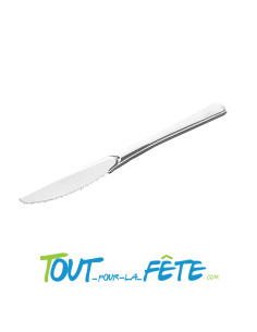 lot de 50 couteaux argent en plastique facon inox 2