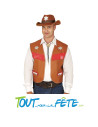 Gilet de Cowboy Adulte Taille Unique