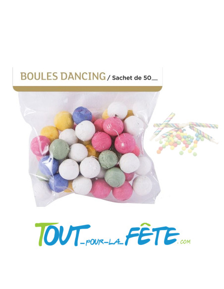Lot de 50 boules a sarbacane