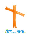 Bâton gonflable tap tap orange