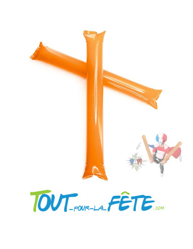 Bâton gonflable tap tap orange