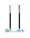 Canne avec pommeau argent ou or
