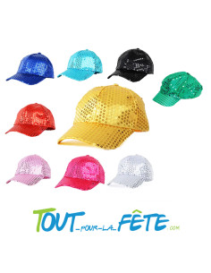 Casquette a sequins
